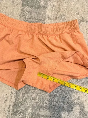 Adidas Women’s Peach-Orange Athletic Shorts thumbnail 7