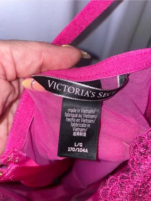 Victoria's Secret Fuchsia Sheer Lace & Satin Chemise Nightdress thumbnail 6