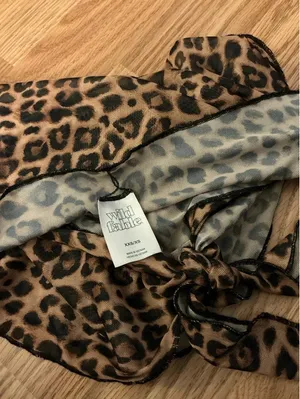 Wild fable leopard sheer sarong size XXS/XS thumbnail 3