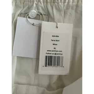 CAMI NYC Maxi Skirt Women XL White Tiered‎ Ruffle Cotton Maxi thumbnail 8