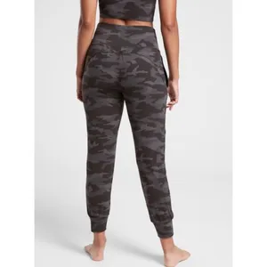 ATHLETA Salutation Black Camo Joggers Size Medium thumbnail 2