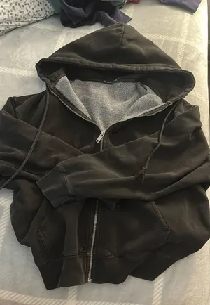 Oversized Brandy Melville Zip-Up thumbnail 1