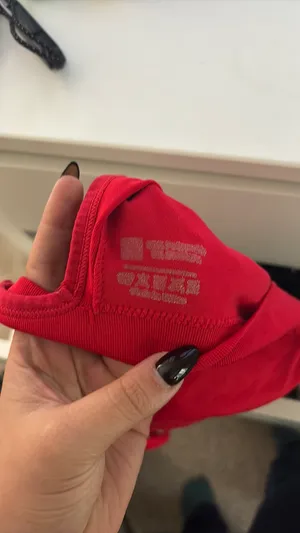 Red Cross back sports bra thumbnail 3