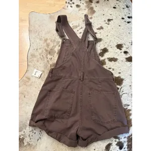 Free People We The Free NEW Ziggy Shortalls In mocha Brown Size XS thumbnail 7