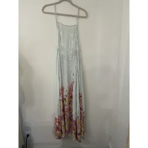 Intimately Free People Blue Floral Embrace It Maxi Dress Open Back S Square Neck thumbnail 12