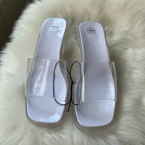 Urban Outfitters Clear Vista Jelly Platform Heeled Sandal Size 9 thumbnail 6