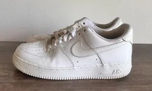 Nike Air Force 1 ‘07 Triple White Shoe Size 8.5 or 10 #404A thumbnail 4