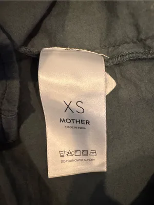 Mother The Airy High Low Shirt Dark Shadow Button Down thumbnail 6