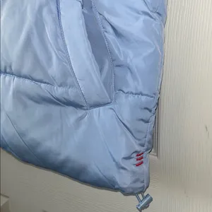 Urban Outfitters BDG Pia Sleeveless Blue‎ Zip Puffer Vest Small Back to School thumbnail 6