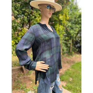 Womens AnnTaylor Loft Preppy Softened plaid Tunic Small thumbnail 4