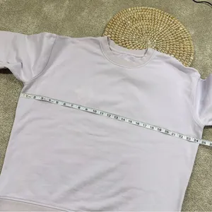 Lululemon Perfectly Oversized Crew Neck Sweatshirt Cotton Terry Lavender Dew 6 thumbnail 11