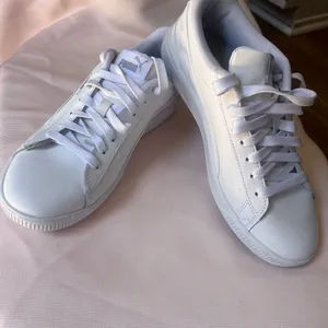 Puma Classic White Lace-Up Sneakers thumbnail 2
