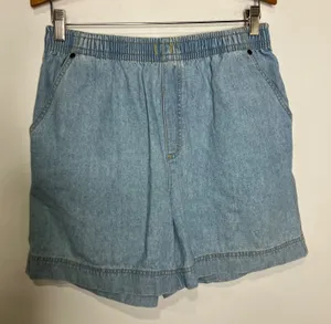 Vintage Liz Claiborne denim shorts light wash women's size‎ medium petite thumbnail 1