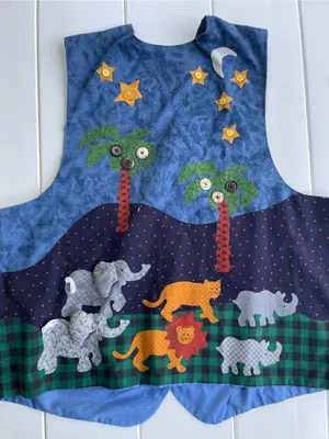 Unbranded Noah’s Arc Button Up Vest, Size XL thumbnail 5