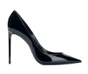Saint Laurent Zoe 110m Pump 39 black patent leather worn once BEAUTIFUL/classic thumbnail 5