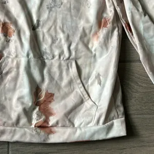 Leaf print hoodie Size L thumbnail 2