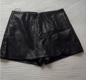 Avec Les Filles Faux Leather Skort thumbnail 1