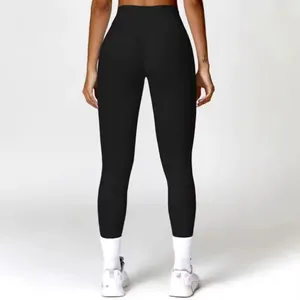 Nwot Black High Waisted Yoga Leggings S/M thumbnail 3