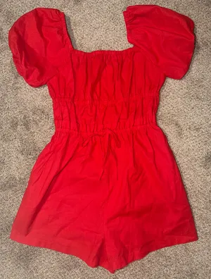 Lane 201 Rivalry Romper - Red thumbnail 3