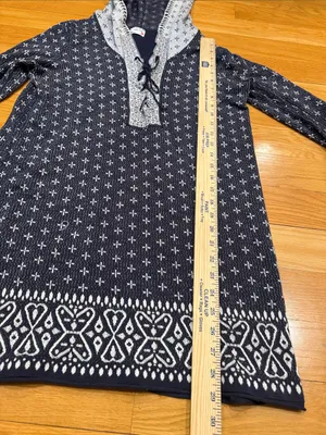 Free people intimately top with lace up v/neck hoodie size medium. thumbnail 6