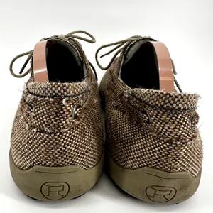 Roper Driving Moccasin Fair Isle Aztec Lace Up Round Toe Leather Tan 5.5 thumbnail 6