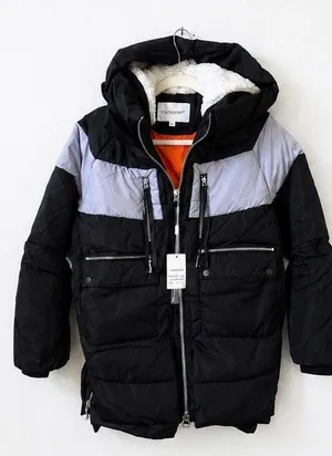 Women's Winter Thickened Down Jackets Long Down Coats Warm Parka with Hood thumbnail 1