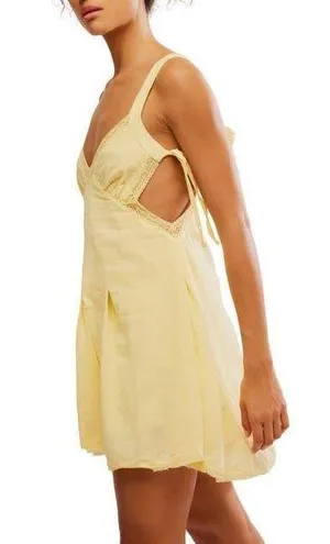 Free People Yellow Vivi Dress Cutout thumbnail 1