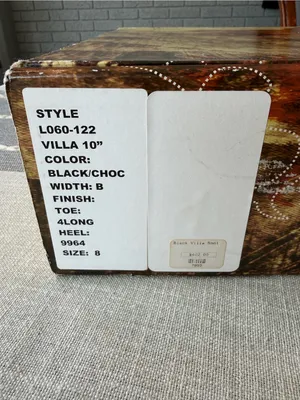 Old Gringo Villa 10” Cowgirl Boots Two Tone Leather L060-122 Rodeo Western Snip thumbnail 9