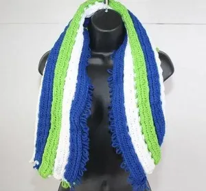 ladies hand made knit scarf thumbnail 1