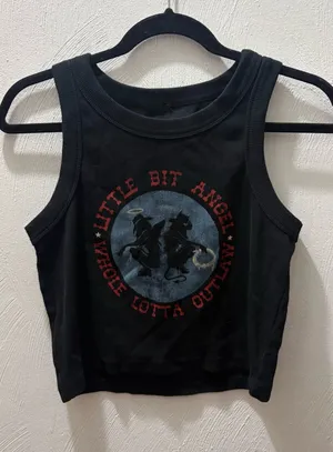 Morgan Wallen Tour Tank Top Black Size M thumbnail 1