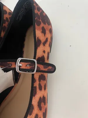 New Time And Tru Women’s Leopard Print Mary Jane Flats Shoes Size 7 NWT thumbnail 10