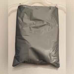 PRADA Nylon Drawstring Dust Bag Gray Red White PRADA Stripe Logo thumbnail 6