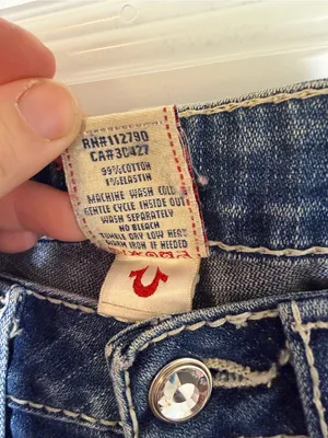 True Religion Low Rise Disco Billie Big T Bootcut Jeans Y2K thumbnail 5