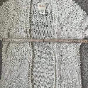 Billabong Designers Closet Womens Small Cozy Cardigan Nobby Cream Sweater thumbnail 6