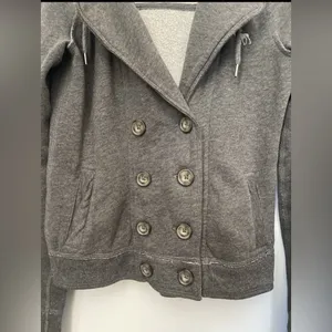 Abercrombie & Fitch Charcoal Hooded Y2K Jacket thumbnail 2