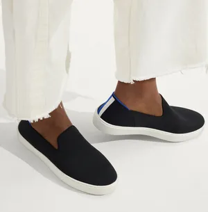 Rothy’s The Original Slip On Sneaker in Black Size 6.5 thumbnail 1