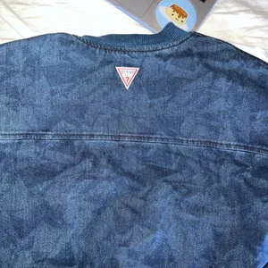 Guess Cropped Navy Blue Jacket thumbnail 3