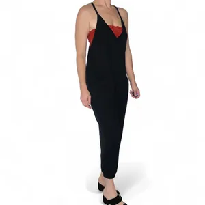 Wild Fable Black Casual Athletic Cropped Sleeveless Jumpsuit thumbnail 4