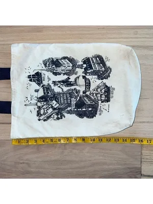 Vintage Boston Massachusetts Travel Tote Bag thumbnail 4