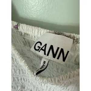 GANNI Floral Printed Poplin Cotton Mini-Dress 2 NWT Sun Puff Sleeve Cottagecore thumbnail 11