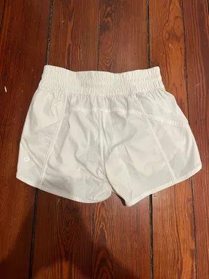 Lululemon White Shorts 4” thumbnail 2