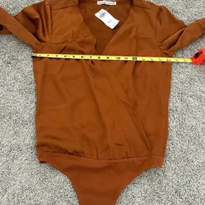 Abercrombie & Fitch Long Sleeve Wrap Bodysuit thumbnail 4