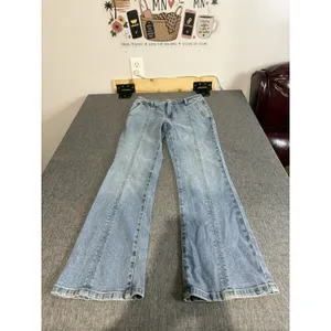 Michael Kors Women's Bootcut Light Wash Blue Denim Jeans Stretch Mid Rise Sz 6 thumbnail 2