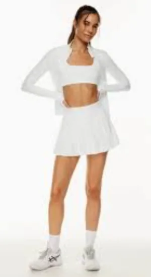 Aritzia Tna MOVE™ Tennis Mini Skater Skirt White Size Small thumbnail 1
