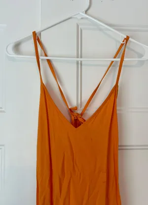 Old Navy Orange Maxi Dress thumbnail 5
