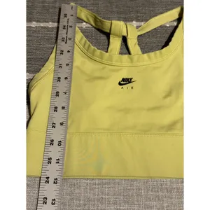 Nike‎ Air Sport Bra Light Yellow Racerback Athletic XS thumbnail 2
