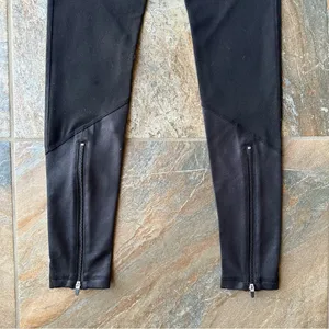 Alo Yoga Undertone Legging Two Tone Black Ankle Zipper Women's Size XS thumbnail 7