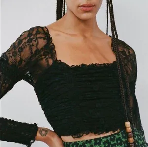 Urban Outfitters NWOT Crop Lace Top thumbnail 1