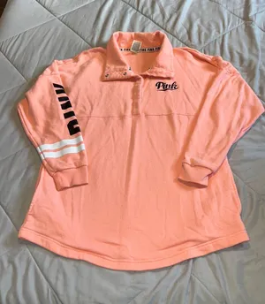PINK - Victoria's Secret Peach Sweatshirt thumbnail 1