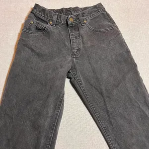 Vintage‎ Riders Classic Black Denim Straight Leg Jeans 28x34 thumbnail 4